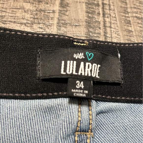 LuLaRoe Sky Blue Super Stretch Jeans - Picture 7 of 13